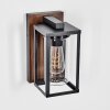 Portalis Lampe murale d´extérieur, Applique murale Couleur bois, Noir, 1 lumière