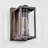 Portalis Lampe murale d´extérieur, Applique murale Couleur bois, Noir, 1 lumière