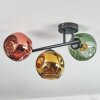 Ripoll Plafonnier, Boule lumineuse Or, Vert, Cuivré, 3 lumières