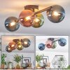 Chehalis Plafonnier, Boule lumineuse Bleu, Vert, Cuivré, 4 lumières