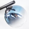 Chehalis Plafonnier, Boule lumineuse Bleu, Vert, Clair, Cuivré, 4 lumières