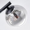 Chehalis Plafonnier, Boule lumineuse Ambre, Clair, Fumé, 3 lumières