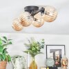 Chehalis Plafonnier, Boule lumineuse Ambre, 4 lumières