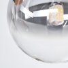 Chehalis Plafonnier, Boule lumineuse Ambre, Clair, Fumé, 3 lumières