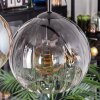 Koyoto Suspension, Boule lumineuse, Suspension Ambre, Clair, Fumé, 4 lumières