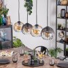 Koyoto Suspension, Boule lumineuse, Suspension Ambre, Clair, Fumé, 4 lumières