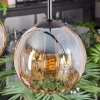 Koyoto Suspension, Boule lumineuse, Suspension Ambre, 4 lumières