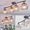 Koyoto Plafonnier, Boule lumineuse Clair, Fumé, 4 lumières