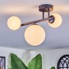 Chehalis Plafonnier, Boule lumineuse Blanc, 3 lumières