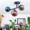Chehalis Plafonnier, Boule lumineuse Bleu, Vert, Cuivré, 3 lumières