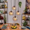 Koyoto Suspension, Boule lumineuse, Suspension 35 cm Ambre, Clair, 4 lumières