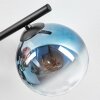 Gastor Plafonnier, Boule lumineuse Bleu, Chrome, Vert, Clair, Cuivré, Fumé, 4 lumières