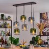 Lauden Suspension, Suspension Bleu, Vert, Clair, Fumé, 6 lumières