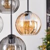 Koyoto Suspension, Boule lumineuse, Suspension Ambre, Clair, Fumé, 4 lumières