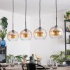 Koyoto Suspension, Boule lumineuse, Suspension Ambre, Clair, 4 lumières