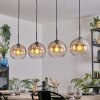 Koyoto Suspension, Boule lumineuse, Suspension Ambre, Clair, 4 lumières