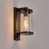 Telhada Lampe murale d´extérieur, Applique murale Noir, 1 lumière, Détecteur de mouvement