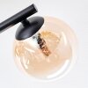 Chehalis Plafonnier, Boule lumineuse Ambre, Clair, Fumé, 3 lumières