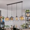 Koyoto Suspension, Boule lumineuse, Suspension Ambre, Clair, Fumé, 4 lumières
