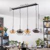 Mertola Suspension, Suspension Ambre, Fumé, 4 lumières