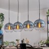Koyoto Suspension, Boule lumineuse, Suspension Bleu, Clair, 4 lumières
