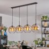 Koyoto Suspension, Boule lumineuse, Suspension Ambre, Clair, 4 lumières