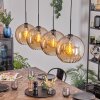 Koyoto Suspension, Boule lumineuse, Suspension Ambre, 4 lumières