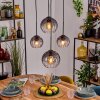 Koyoto Suspension, Boule lumineuse, Suspension Clair, Fumé, 4 lumières