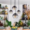 Koyoto Suspension, Boule lumineuse, Suspension Clair, Fumé, 4 lumières