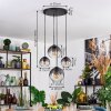 Koyoto Suspension, Boule lumineuse, Suspension Clair, Fumé, 4 lumières