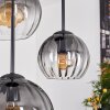 Koyoto Suspension, Boule lumineuse, Suspension Clair, Fumé, 4 lumières