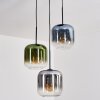 Lauden Suspension, Suspension Bleu, Vert, Clair, Fumé, 3 lumières
