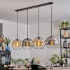 Koyoto Suspension, Boule lumineuse, Suspension Ambre, Clair, Fumé, 4 lumières
