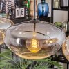 Mertola Suspension, Suspension Ambre, Clair, Fumé, 4 lumières