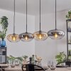 Mertola Suspension, Suspension Ambre, Clair, Fumé, 4 lumières