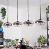 Mertola Suspension, Suspension Clair, Fumé, 4 lumières