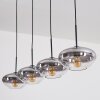 Mertola Suspension, Suspension Clair, Fumé, 4 lumières
