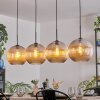 Koyoto Suspension, Boule lumineuse, Suspension Ambre, 4 lumières