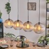 Koyoto Suspension, Boule lumineuse, Suspension Ambre, Clair, 4 lumières