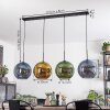 Koyoto Suspension, Boule lumineuse, Suspension Bleu, Or, Vert, 4 lumières