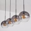 Koyoto Suspension, Boule lumineuse, Suspension Clair, Fumé, 4 lumières