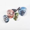 Chehalis Plafonnier, Boule lumineuse Bleu, Vert, Clair, Cuivré, 4 lumières