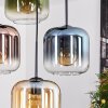 Lauden Suspension, Boule lumineuse, Suspension Ambre, Bleu, Vert, Clair, Cuivré, 4 lumières