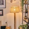 Sabadim Lampadaire Écru, Noir, 1 lumière