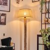 Sabadim Lampadaire Écru, Noir, 1 lumière