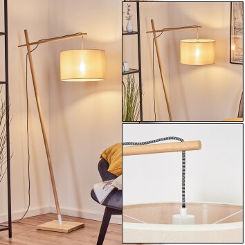 Bassagoda Lampadaire Écru, Blanc, 1 lumière