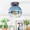 Koyoto Plafonnier, Boule lumineuse 20 cm Bleu, Clair, 1 lumière