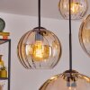 Koyoto Suspension, Boule lumineuse, Suspension 30 cm Ambre, Clair, 4 lumières