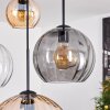 Koyoto Suspension, Boule lumineuse, Suspension 30 cm Ambre, Clair, Fumé, 4 lumières