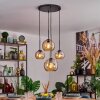 Koyoto Suspension, Boule lumineuse, Suspension Ambre, 4 lumières